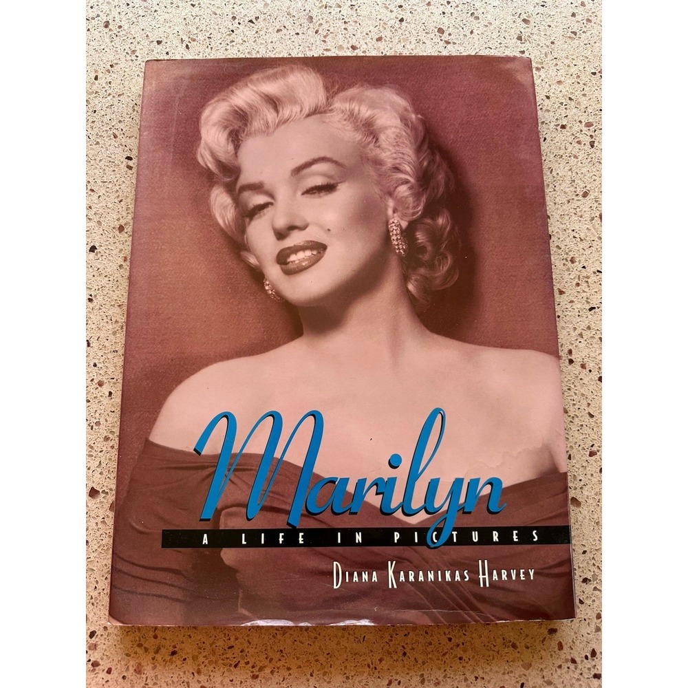 Marilyn: A Life in Pictures Book Diana Karanikas Harvey Hardback with Dust cover